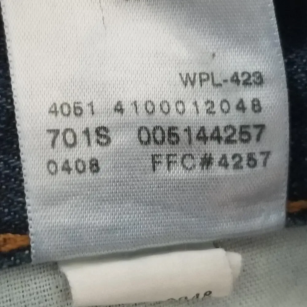 Levis 514 Jeans Mens 36x31 Blue‎ Medium Wash Slim Straight 100% Cotton Denim